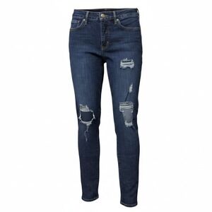 Jeans Levis 29 Womens Dark Blue Excellent 311 Shaping Skinny Distressed Ripped
